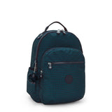 Kipling Women's Seoul Prt 15" Laptop Backpack, Durable, Roomy with Padded Shoulder Straps, Built - In Protective Sleeve