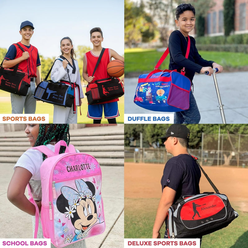 KishKesh Personalization Personalized 16 Inch License School Backpack - DC JL