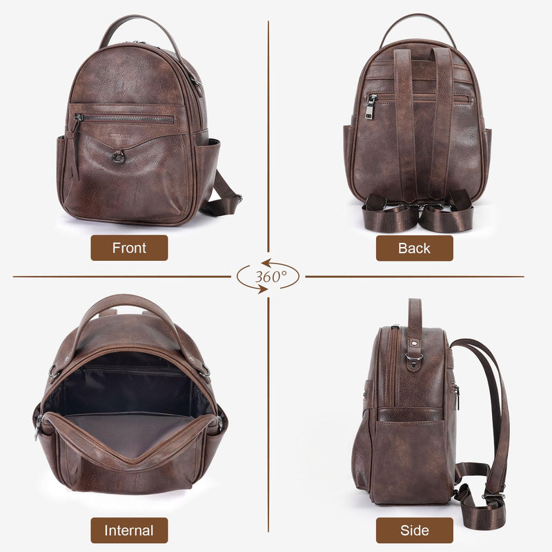 KITEVIUN Mini Backpack Purse for Women Fashion Cute Small Travel Backpacks Daypacks Shoulder Handbag