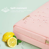 KIZUNA Laptop Bag Case 15.6 Inch Computer Shoulder Messenger Sleeve Briefcase For 16" MacBook Pro M1 M2 Max/16 Lenovo IdeaPad Flex 5i/Thinkbook 16+ /15.6" HP Envy x360 15/Dell XPS 15/LG Gram 15,Pink