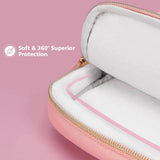 KIZUNA Laptop Bag Case 15.6 Inch Computer Shoulder Messenger Sleeve Briefcase For 16" MacBook Pro M1 M2 Max/16 Lenovo IdeaPad Flex 5i/Thinkbook 16+ /15.6" HP Envy x360 15/Dell XPS 15/LG Gram 15,Pink