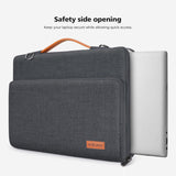 KIZUNA Laptop Sleeve Case 17 Inch Computer Shoulder Bag for LG Gram 17/17.3" Lenovo ThinkBook Plus 17/Dell G7/17 IdeaPad 3i Gen7/ Legion 5/5i/IdeaPad L340/HP Gaming Pavilion 17,Grey