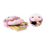 KK CRAFTS Preschool Backpack Toddler Neoprene Animal Schoolbag Lunch backpack for Kids Boys Girls(Dinosaur Girl)