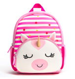 KK CRAFTS Preschool Backpack Toddler Neoprene Animal Schoolbag Lunch backpack for Kids Boys Girls(Unicorn)