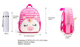 KK CRAFTS Preschool Backpack Toddler Neoprene Animal Schoolbag Lunch backpack for Kids Boys Girls(Unicorn)