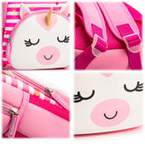 KK CRAFTS Preschool Backpack Toddler Neoprene Animal Schoolbag Lunch backpack for Kids Boys Girls(Unicorn)