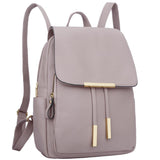KKXIU Trendy Leather Backpack Purse for Women and Ladies Shoulder Travel Daypacks Bags (A - Pink)