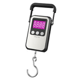 Klau Portable Rechargeable 60 kg / 120 lb Heavy Duty Hanging Scale Luggage Scales with Wide Handle Black for Home Farm Hunting Outdoor