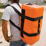Klein Tools 5216V Duffel Bag, Water Resistant Lineman Bag with Mesh Panels and Drain Holes Can Carry Like a Backpack