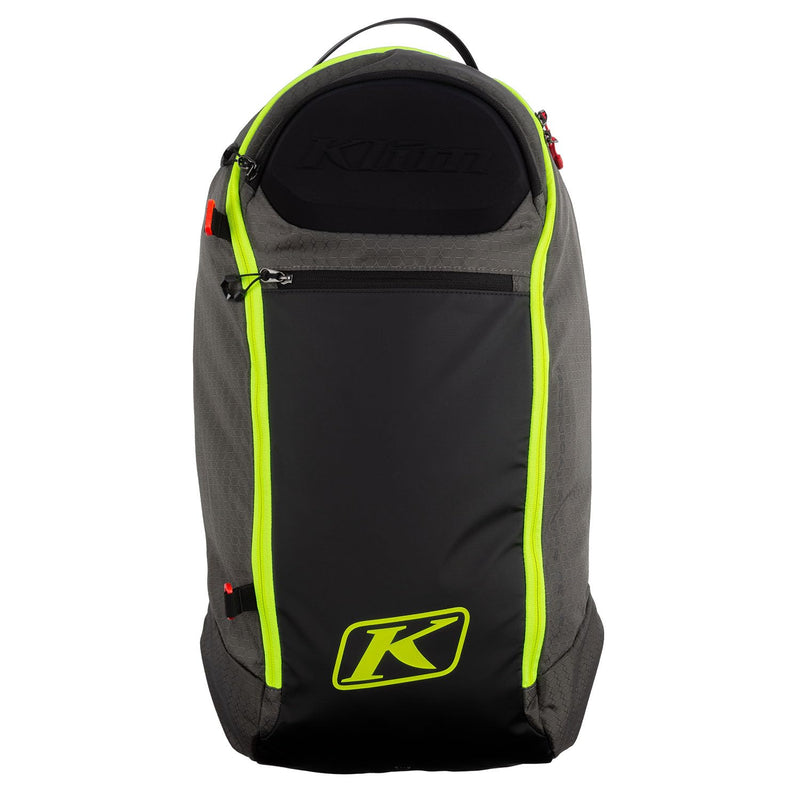 KLIM Krew 16 Pack Technical Snowmobile Backpack - Castlerock - Hi - Vis