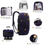 Knack Small Series 2 Laptop Backpack Fits up to 16 Inch Laptops - Knack Bags Carry - On Backpack, TSA Approved, Expandable Travel Backpacks With 2 Day Outfit Capacity, Berry Blue