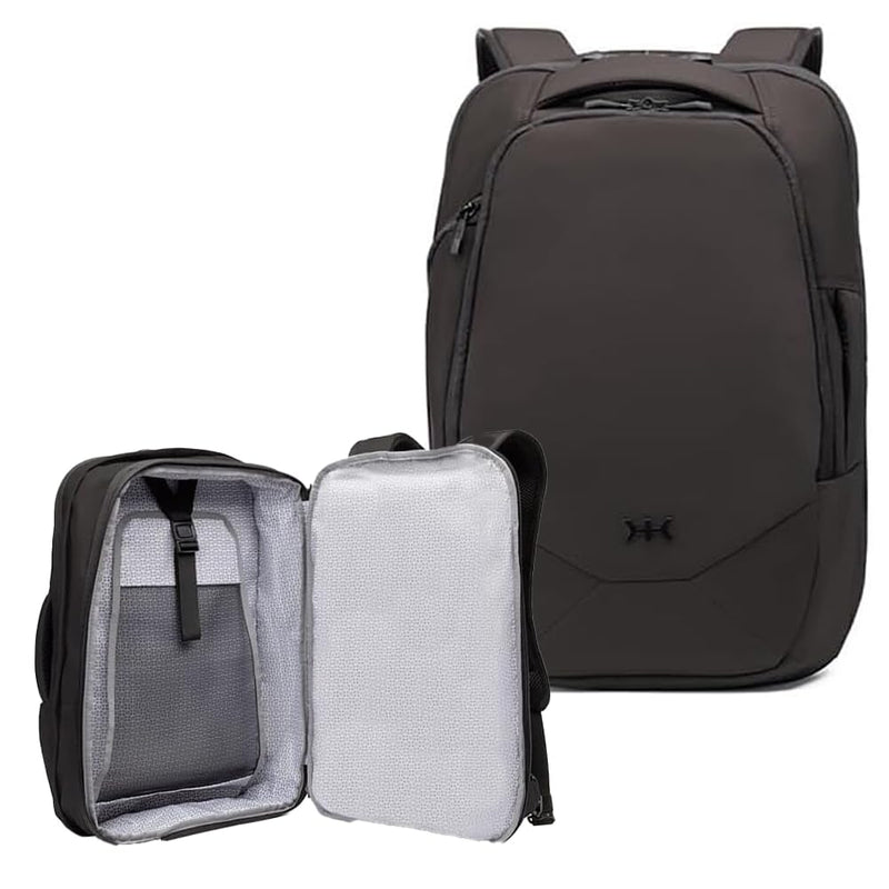 Knack Small Series 2 Laptop Backpack Fits up to 16 Inch Laptops - Knack Bags Carry - On Backpack, TSA Approved, Expandable Travel Backpacks With 2 Day Outfit Capacity, Midnight Black