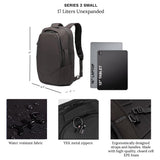 Knack Small Series 2 Laptop Backpack Fits up to 16 Inch Laptops - Knack Bags Carry - On Backpack, TSA Approved, Expandable Travel Backpacks With 2 Day Outfit Capacity, Midnight Black