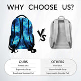 KNOWPHST School Backpack for Boys - Personalized Cool Tiger Bookbag for Teens Kids - 17 Inch Backpacks for Primary Middle College