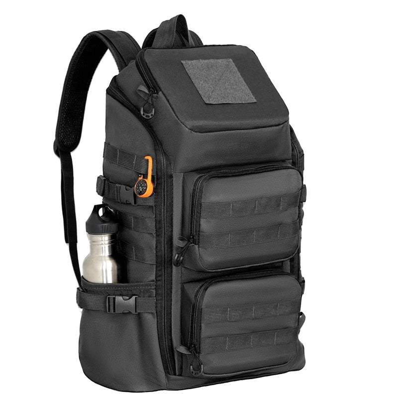 kokkoya Lightweight Tactical Backpacks with Laptop Compartment for Men 40L EDC MOLLE Military Style 17 in Computer with Cup Holder Travel Hiking Daypack