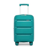 Kono 20 Inch Expandable Carry on Luggage, Airline Approved Suitcase, Blue