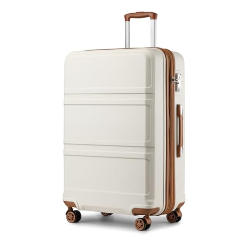 Kono 28 Inch Luggage Expandable Suitcase with Spinner Wheels TSA Lock Lightweight PC+ABS Hardside Large Checked Luggage Durable | Backpacks4Less