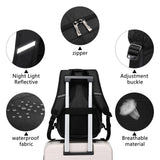 Kono Carry on Backpack, 16" Airplane Approved Under Seat Travel Backpack for Men and Women, Waterproof Lightweight Daypack for Flight 20L (Black, Small)
