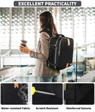 Kopduki Travel Backpack for Women Men, 17.3"x13.4"x7.9" Carry on Backpack TSA Flight Approved Water - resistant Traveling Backpacks with Laptop Compartment Fits 15.6 Inch Laptop Casual daypack College