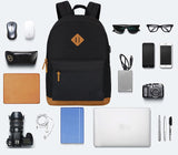KOPHLY Large Travel Laptop Backpack with USB Charging Port for Men and Women, Classic School Backpack for Boys and Girls, Work Bag(18Inches/Black)