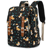 Kouxunt Fox Laptop Backpack for Women Girls, 15.6 inch College School Backpacks Travel Casual Daypack