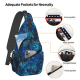 Krirteh Sea Turtle Sling Bag - Women's & Men's Fashion Backpack, Crossbody, Shoulder & Chest Bag - Travel & Hiking Daypack