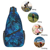 Krirteh Sea Turtle Sling Bag - Women's & Men's Fashion Backpack, Crossbody, Shoulder & Chest Bag - Travel & Hiking Daypack