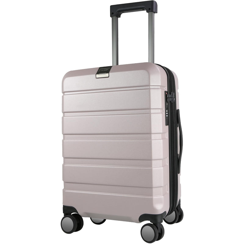 KROSER Hardside Expandable Carry On Luggage with Spinner Wheels & Built - in TSA Lock, Durable Suitcase Rolling Luggage with USB Port, Carry - On 20 - Inch, Matte Purple/Pink