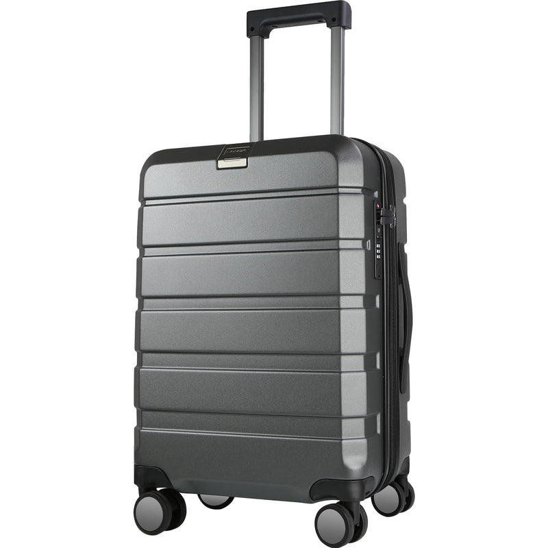 KROSER Hardside Expandable Carry On Luggage with Spinner Wheels & Built - in TSA Lock, Durable Suitcase Rolling Luggage with USB Port, Carry - On 20 - Inch Steel Grey
