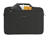 KROSER Laptop Bag 15.6 Inch Briefcase Shoulder Bag Water Repellent Laptop Bag Bussiness Carrying Handbag Laptop Sleeve for Women and Men - Charcoal Black