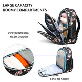 KROSER Laptop Rolling Backpack 17 inch Premium Wheeled Computer Backpack for Women with RFID Pockets Check Point Friendly Water - Repellent Overnight Roller Case for Travel