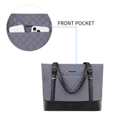 KROSER Laptop Tote Bag for Women, Purse Teacher Bag 15.6 Inch Laptop Bag Computer Work Briefcase Handbag Shoulder Bag