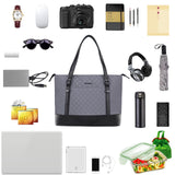 KROSER Laptop Tote Bag for Women, Purse Teacher Bag 15.6 Inch Laptop Bag Computer Work Briefcase Handbag Shoulder Bag