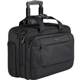 KROSER Rolling Laptop Bag for Men Women, Rolling Laptop Wheeled Briefcase for Business Fits Up to 17.3 Inch Laptop, Water - Repellent Wheeled Computer Bag Roller Case with RFID Pockets for Travel