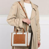 KSANNA Medium Canvas Tote Bag AKSANNA Medium Canvas Tote Bag, Brown
