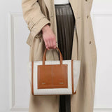 KSANNA Medium Canvas Tote Bag AKSANNA Medium Canvas Tote Bag, Brown