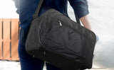 KT20 17x10x9” Carry On Bag For United Airlines Travel Bag - 28L Max Sized Underseat Carry On for Airplanes - Shoulder Gym Duffle Bag for Men and Women Travel Accessories - Black Luggage