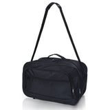 KT20 17x10x9” Carry On Bag For United Airlines Travel Bag - 28L Max Sized Underseat Carry On for Airplanes - Shoulder Gym Duffle Bag for Men and Women Travel Accessories - Black Luggage