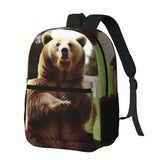 KTHSNSKL Travel Backpack Hi Bear Sit on the lawn Carry on Backpack Lightweight Business 15.6inch Laptop Backpack for Men Women