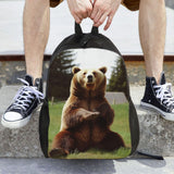 KTHSNSKL Travel Backpack Hi Bear Sit on the lawn Carry on Backpack Lightweight Business 15.6inch Laptop Backpack for Men Women