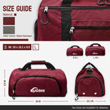 KUOSHI Gym Bag for Men & Women with Shoe Compartment & Wet Pocket, 31L Water Resistant Sports Duffle Bag with Quick - Access Pouch,Multi - Purpose Weekender Overnight Bag