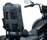 Kuryakyn 5257 Momentum Runaway Backpack: Weather Resistant Motorcycle Travel Luggage Bag with Mounting Straps and Waterproof Rain Cover, Black