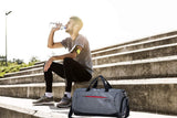 Kuston Sports Gym Bag with Shoes Compartment Travel Duffel Bag for Men and Women