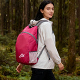 KZQUVM Ultra Lightweight Travel Foldable Backpack,Water Resistant Reusable Hiking Daypack for Camping Outdoor for Women&Men
