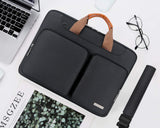 Lacdo 360° Protective Laptop Shoulder Bag, 15 - 15.6 inch Laptop Sleeve Case for Acer HP Lenovo Dell ASUS Laptop, Acer Aspire, HP Pavilion, Dell Inspiron, Lenovo IdeaPad,ASUS ZenBook Computer Bag, Black