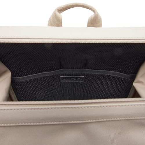 Lacoste Unisex Neocroc Rectangular Backpack, Roasted Cashew, One Size