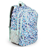 Lands' End Unisex Kids Large ClassMate Lightweight Durable Elementary School Backpack, Peacock