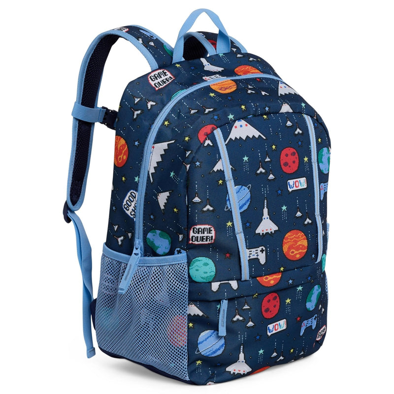 Lands' End Unisex Kids Medium ClassMate Lightweight Durable Elementary School Backpack, Chambray