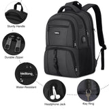 Laptop Backpack for Men Women,College School Bookbags Computer Bag Gift for Teenage Boys Girls,Business Travel Back Pack Anti Theft with USB Charging Port Fits 15.6 Inch Notebook,Water Resistant