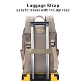 Laptop Backpack for Women 15.6 - inch Slim - Laptop Bag Computer Case Purse Travel Lightweight Medium Size Satchel Daypack 16 - inch Water - resistant Business Comutter Fashion Stylish Nylon Khaki